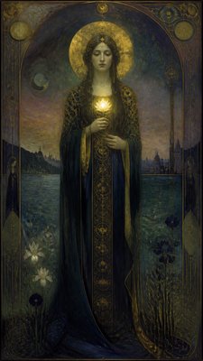 full-length portrait of an elegant figure