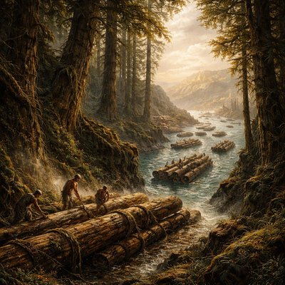 Express without words “And we will cut wood out of Lebanon, as much as thou shalt need: and we will bring it to thee in floats by sea to Joppa; and thou shalt carry it up to Jerusalem.” (2 Chronicles 2:16, KJV)
