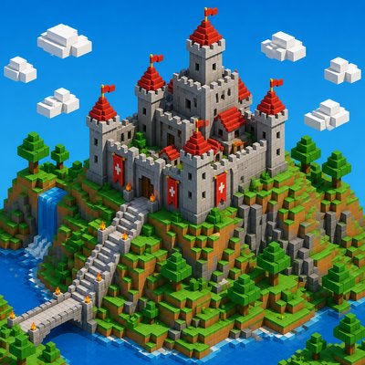 majestic castle on a hilltop
