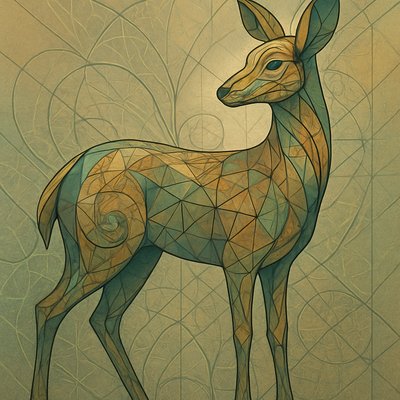 animal standing in natural pose