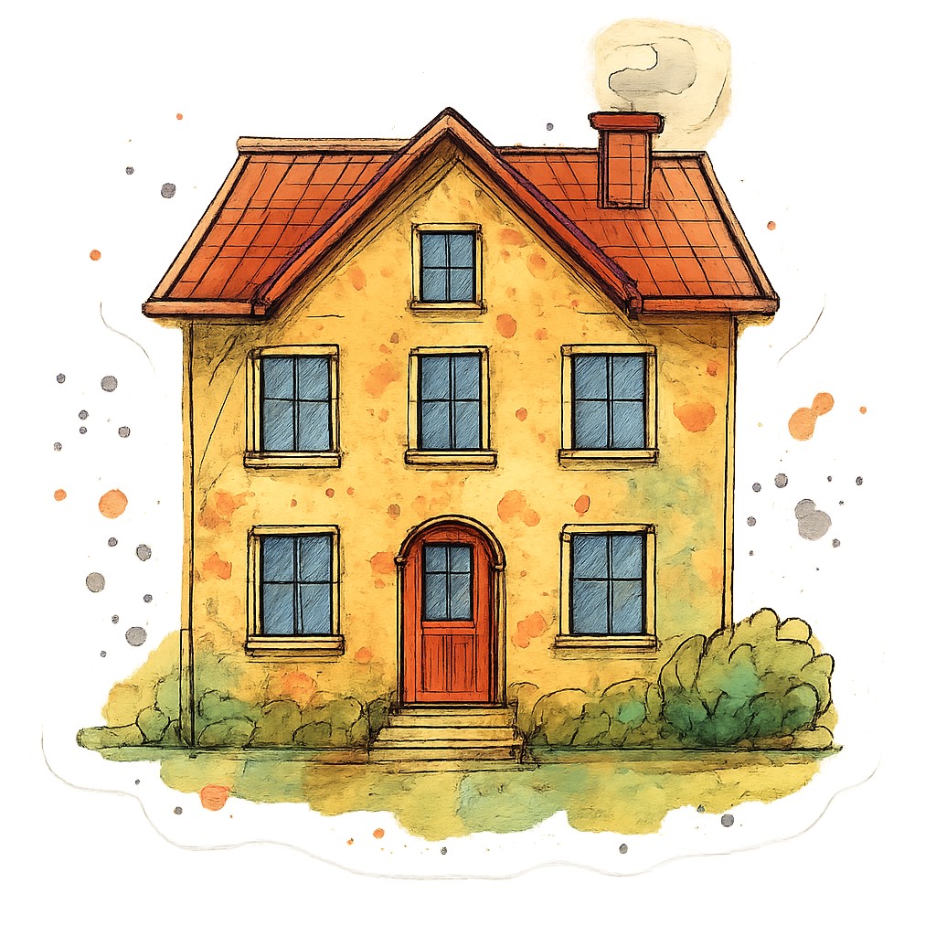 house with front view