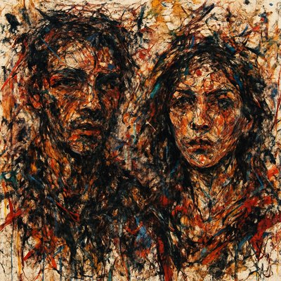 portrait of two people together