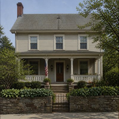 house with front view