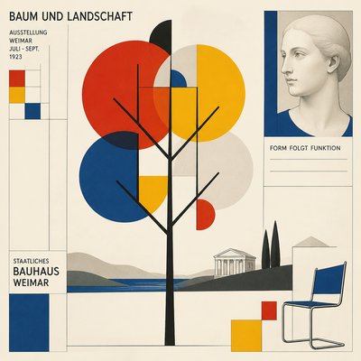 a tree in nature — Weimar Art Style