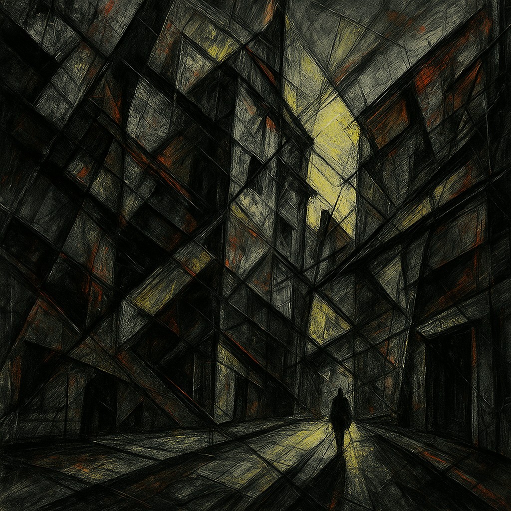 Urban Alienation Expressionism Art Style Style Transfer Example