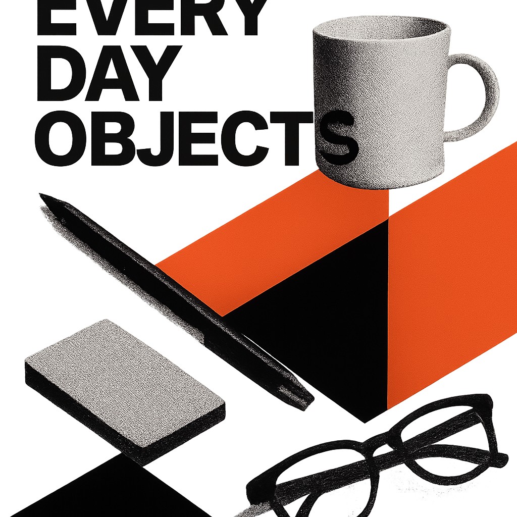 still life with everyday objects