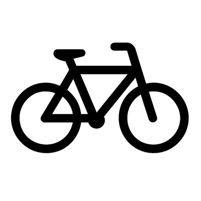 bicyle resting against a wall