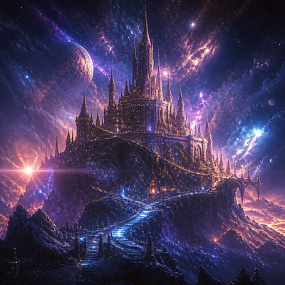 majestic castle on a hilltop