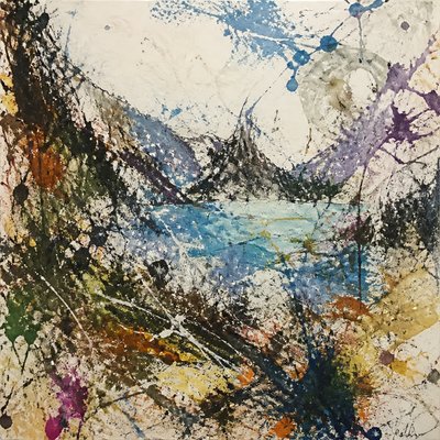 wide landscape with natural scenery — Randomness Art Style