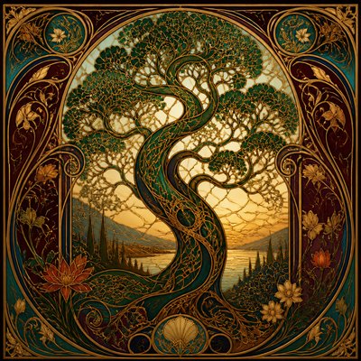 a tree in nature