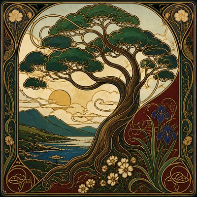 a tree in nature