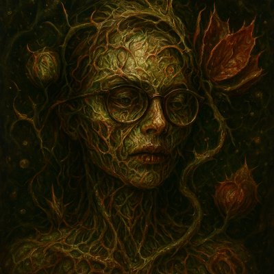 Botanical Nightmare Surrealism Art Style Style Transfer Example