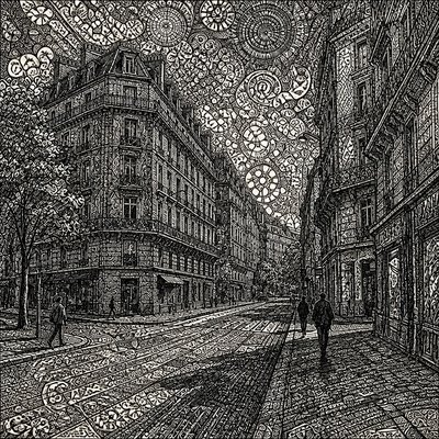 Complexity Art Style Style Transfer Example