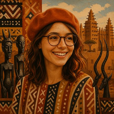 Malian Art Style Style Transfer Example