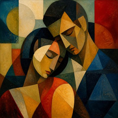 portrait of two people together