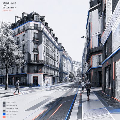 Athleisure Fashion Design Style Transfer Example