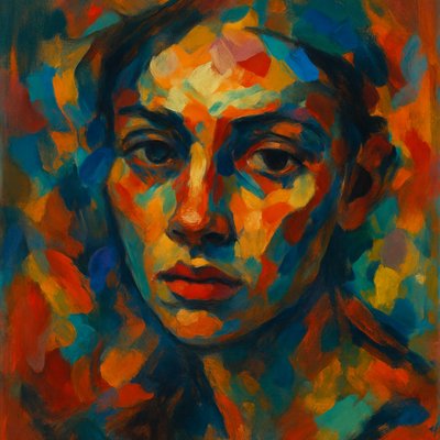 portrait of a person with expressive eyes