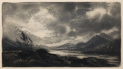 sweeping panoramic landscape with a dramatic sky