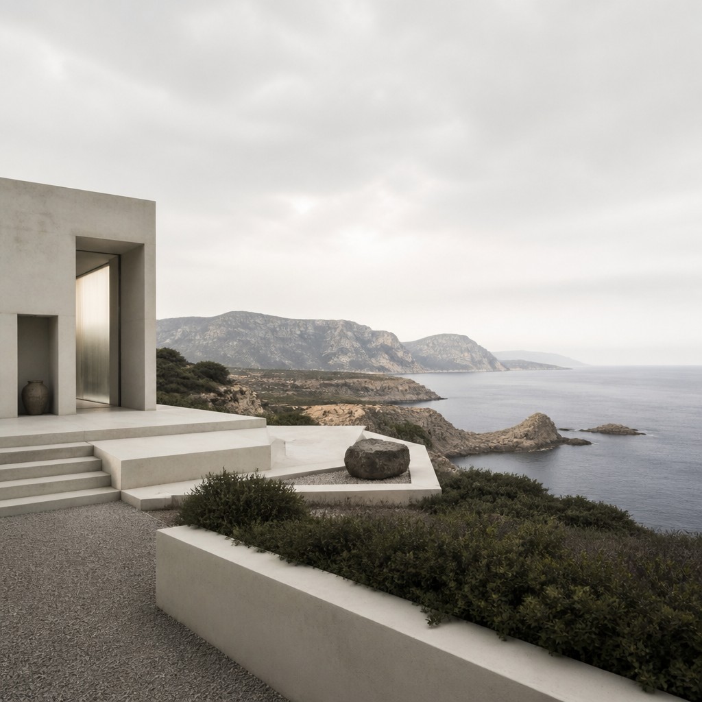 wide landscape with natural scenery — Minimalist Fashion Design