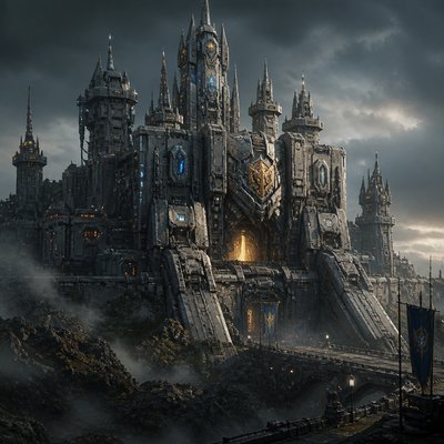 majestic castle on a hilltop