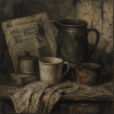 still life with everyday objects