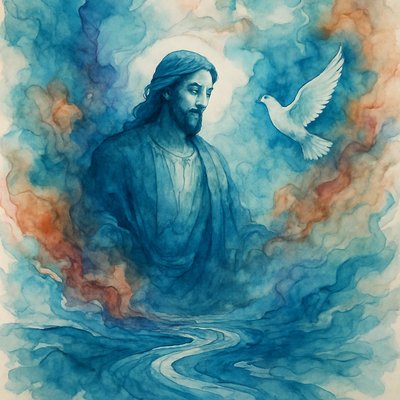 Jesus heaven dove river