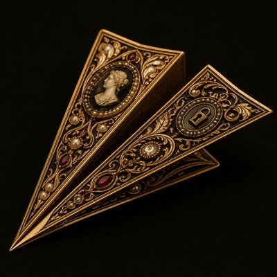 a paper plane, clean minimal composition on a plain background, no text