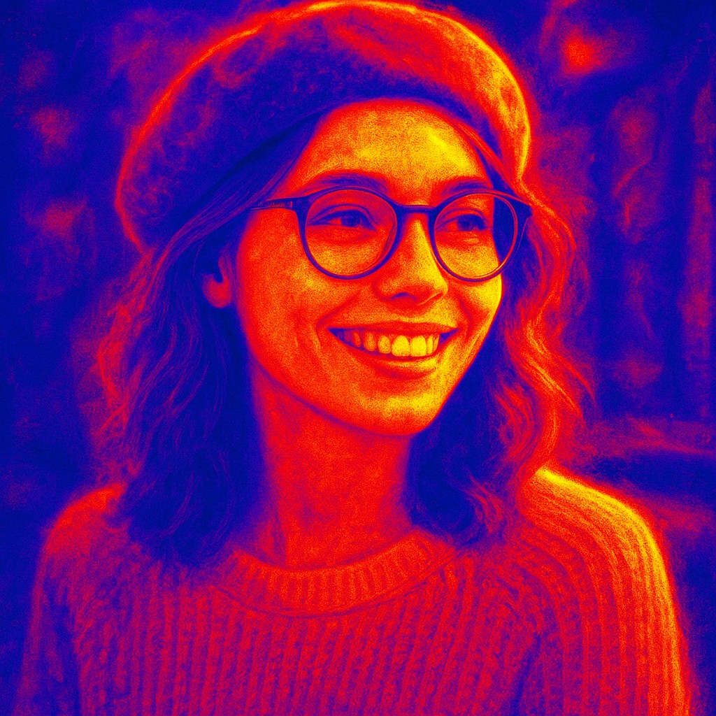 Thermal Camera Romanticism Style Transfer Example