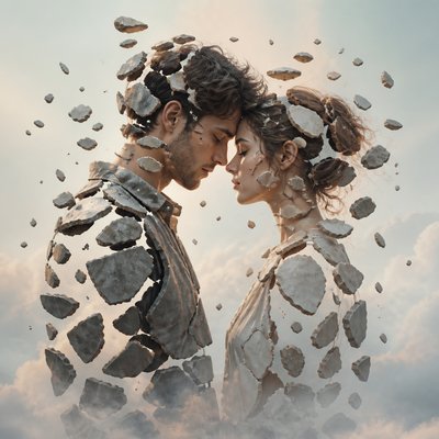 portrait of two people together