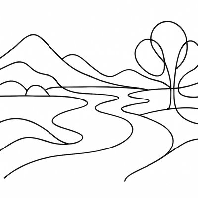 wide landscape with natural scenery