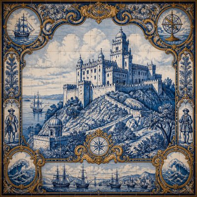 majestic castle on a hilltop