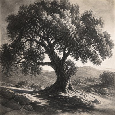 a tree in nature