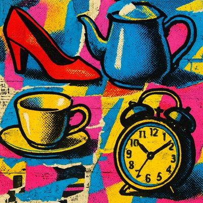 still life with everyday objects