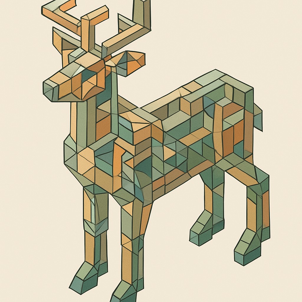 animal standing in natural pose