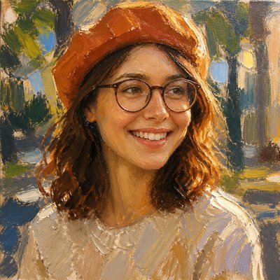 Plein Air Landscape Art Style Style Transfer Example