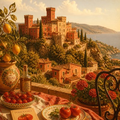 majestic castle on a hilltop