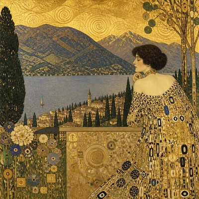 wide landscape with natural scenery — Austrian Art Style
