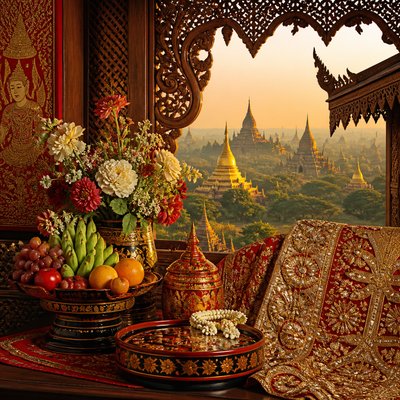 Burmese Art Style 3