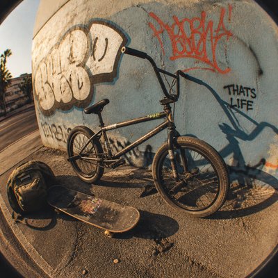 bicyle resting against a wall — Skater Aesthetic