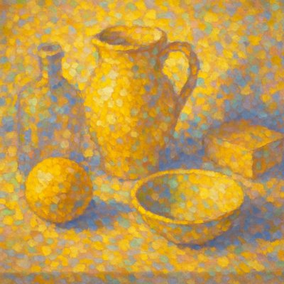 still life with everyday objects
