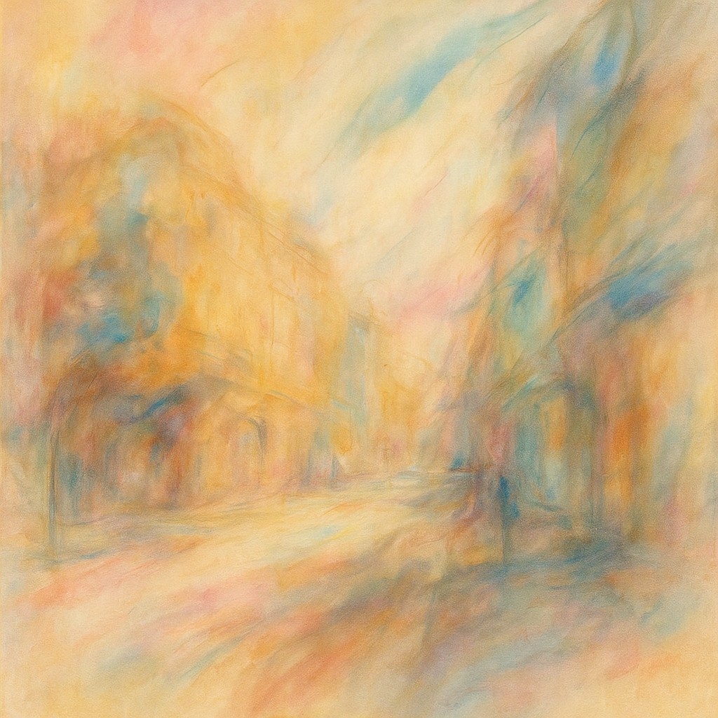 Lyrical Abstraction Art Style Style Transfer Example