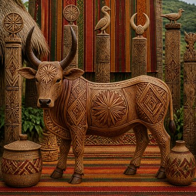 animal standing in natural pose
