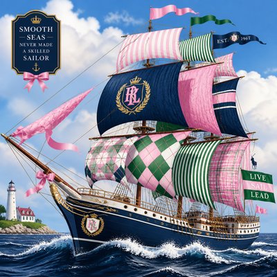 sailing ship on a stormy sea