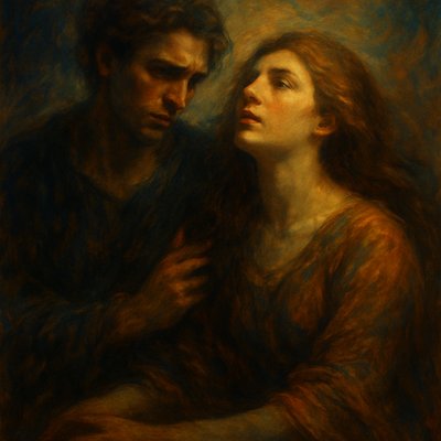 portrait of two people together