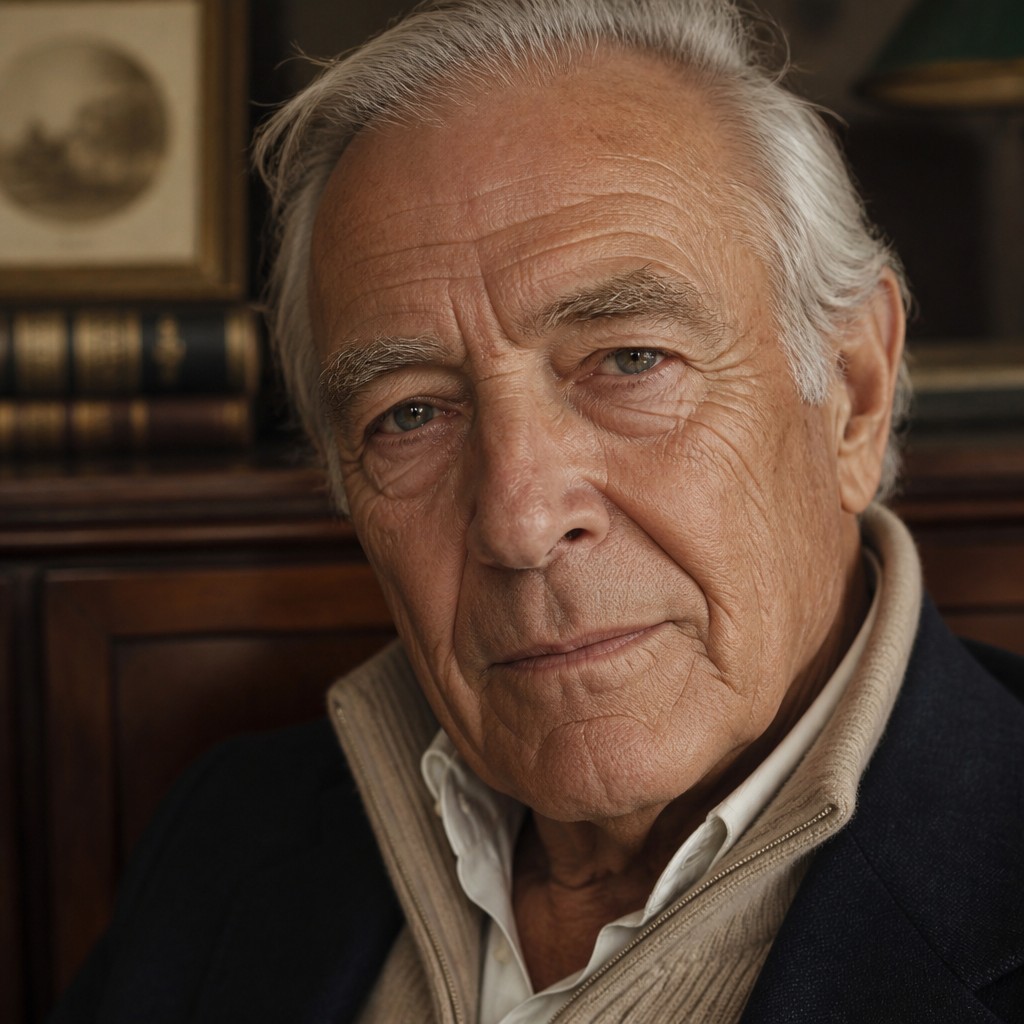 close-up portrait of an elderly person with expressive weathered features — Old Money Aesthetic