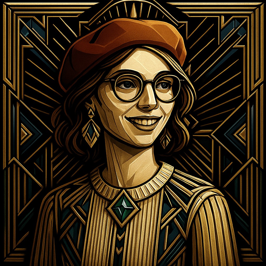 Art Deco Jewelry Design Style Transfer Example