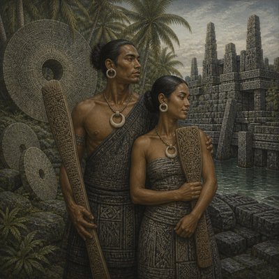 portrait of two people together