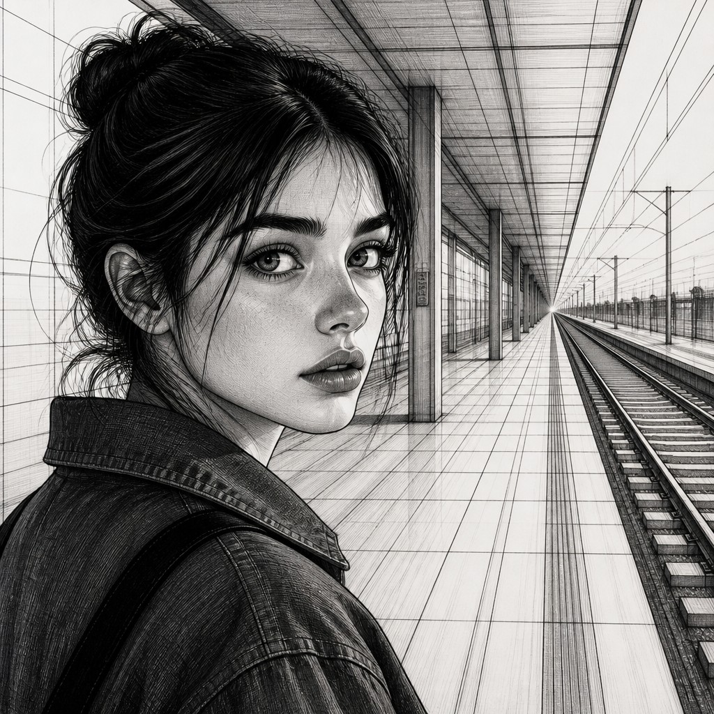 Linear Perspective Art Style example artwork 1