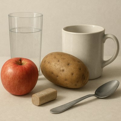 still life with everyday objects
