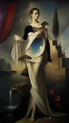full-length portrait of an elegant figure